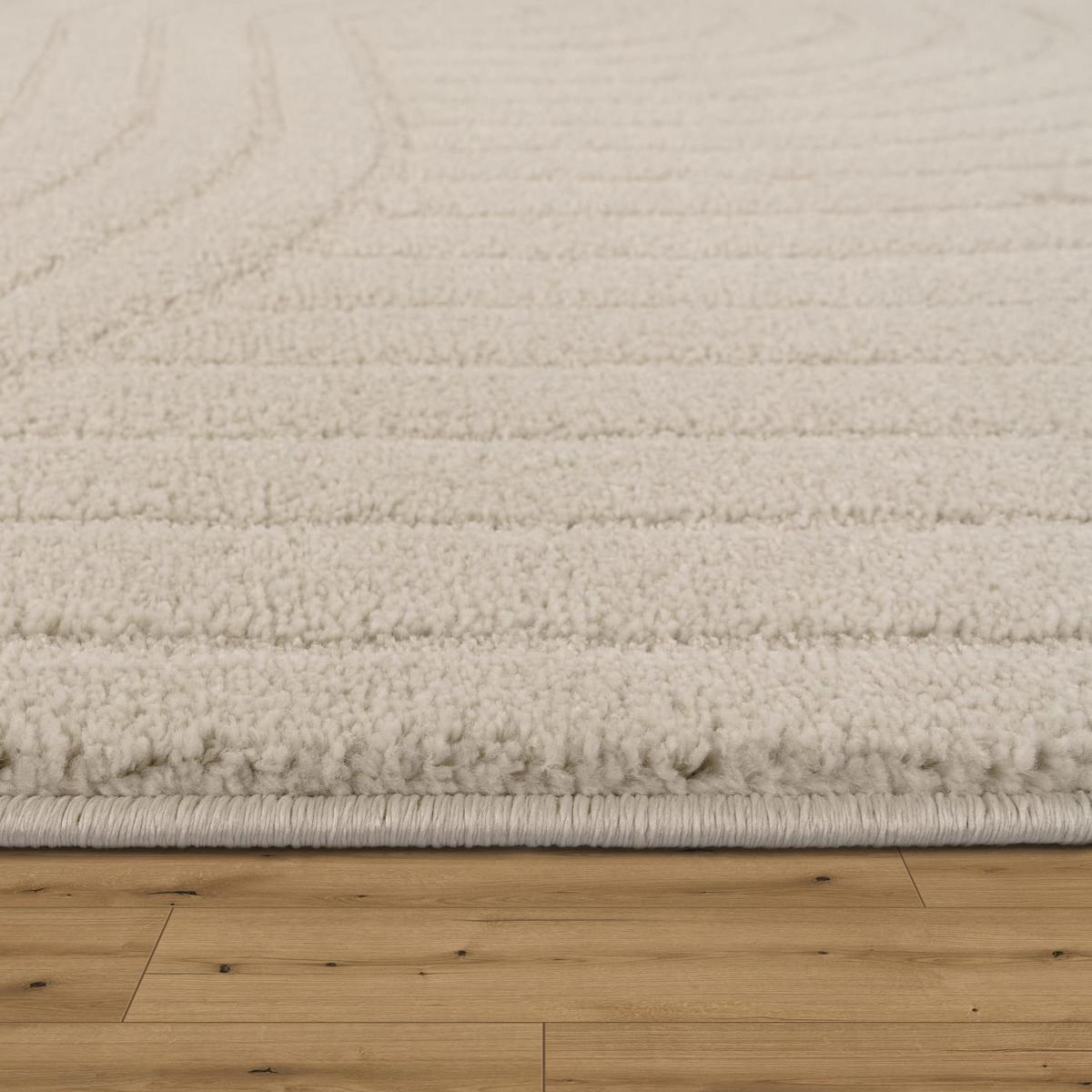 FLACHWEBETEPPICH Boho Creme 200 x 280 cm - Creme, Kunststoff (200/280cm) - TT Home
