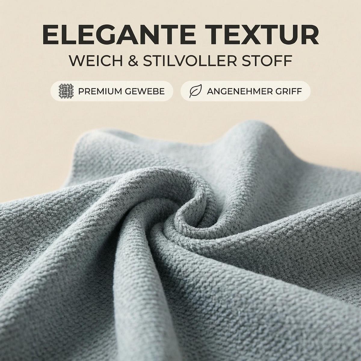 SITZSACK chenille grau togo stil & memory foam - Grau, Textil (76/67/98cm) - Urban Meuble