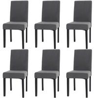 ESSZIMMERSTUHL Grau 6er-Set - Grau, Textil (42/90/50cm) - MCW