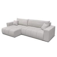 ECKSOFA Anabel Max Mit Schlaffunktion - Hellgrau, Holzwerkstoff/Textil (278/145cm) - Fun Möbel