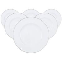 SPEISETELLER Anmut Platinum No. 1 weiß ø 27,7 cm 6er Set - Weiß, Keramik (27.7cm) - Villeroy & Boch