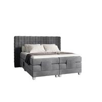 BOXSPRINGBETT Elektrisch Vidal - Grau, Holzwerkstoff/Textil (120/200cm) - Fun Möbel