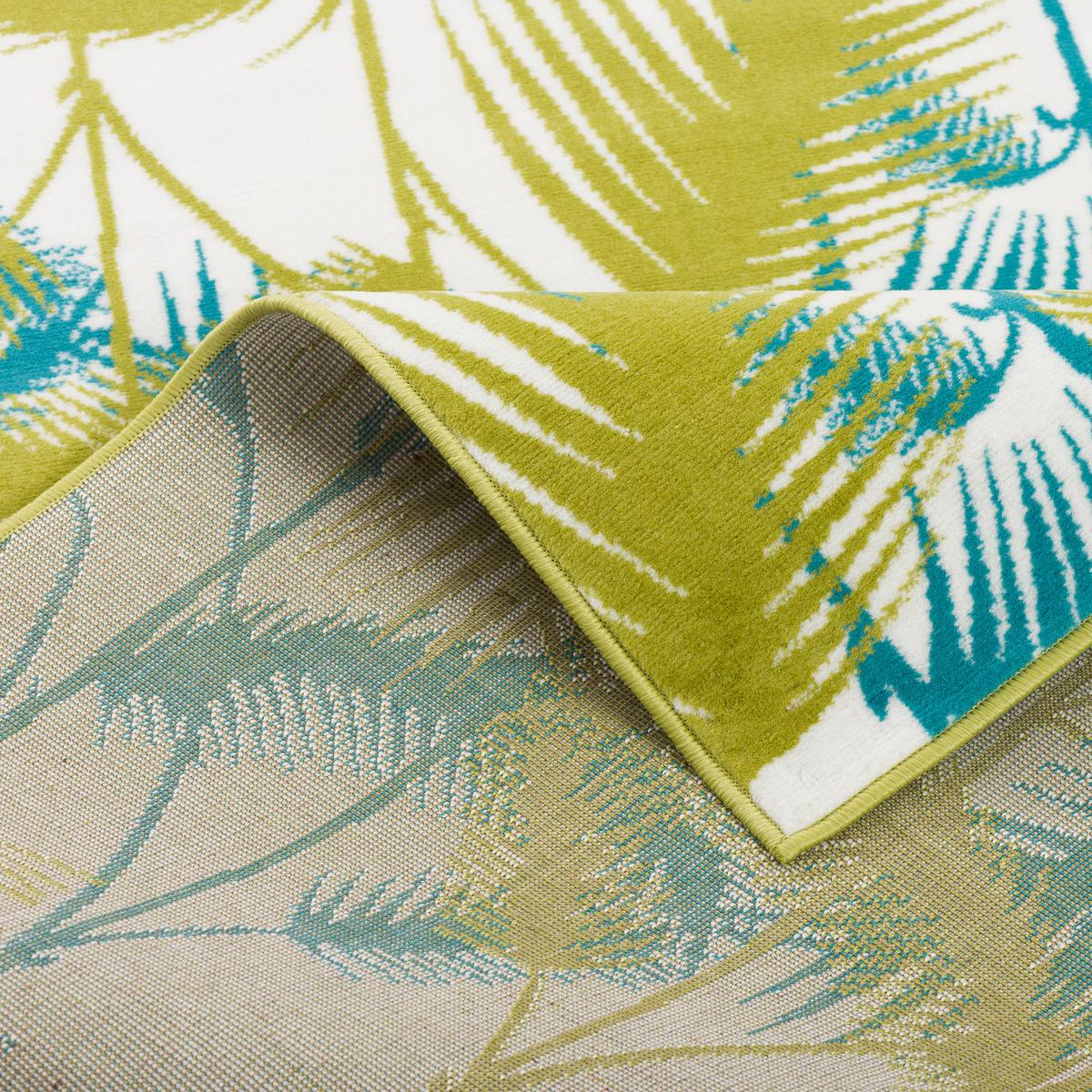 DESIGNER TEPPICH SAMBA PALMEN - Türkis/Grün, Textil (80/150cm) - Pergamon