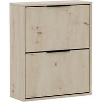 SCHUHSCHRANK Muno mit 2 Türen, eiche Artisan - Eiche Artisan, Holzwerkstoff (60/87.5/30cm) - Beautysofa