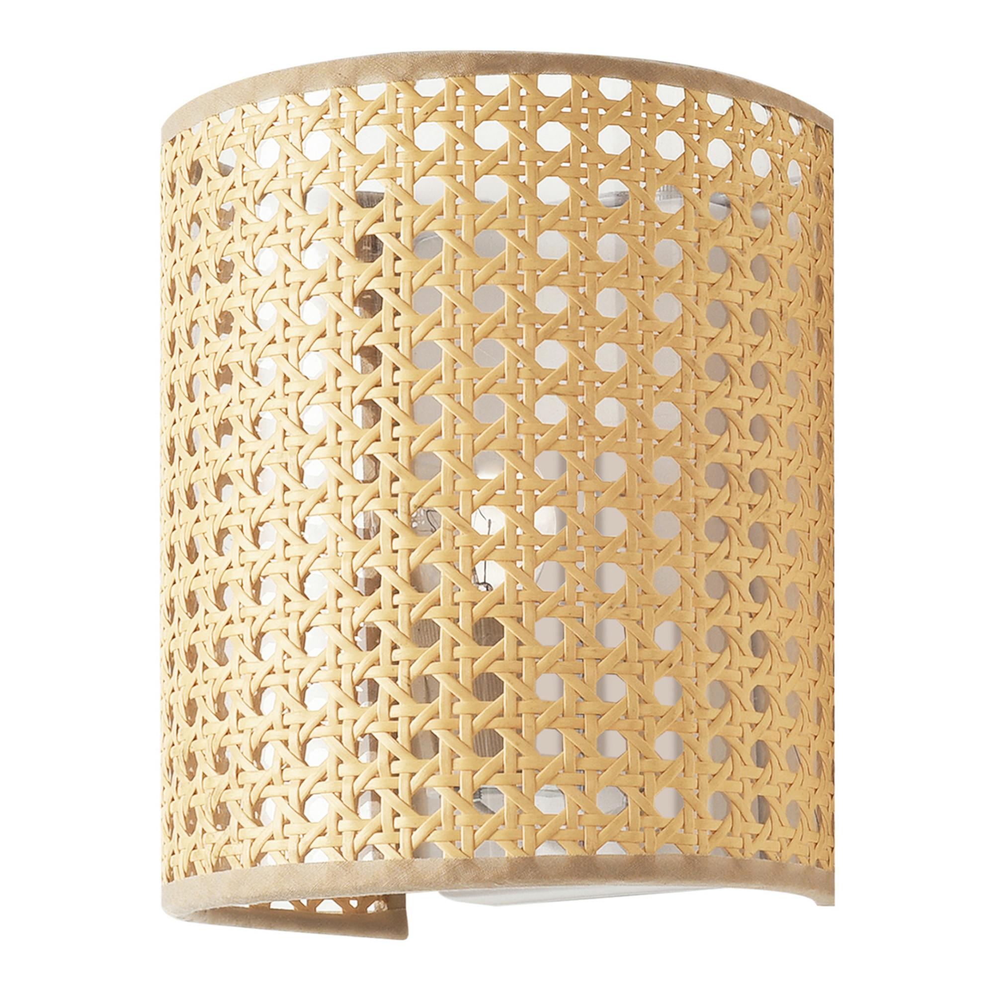 WANDLEUCHTE Ascot - Beige, Kunststoff/Metall (16/20/12cm) - lux.pro