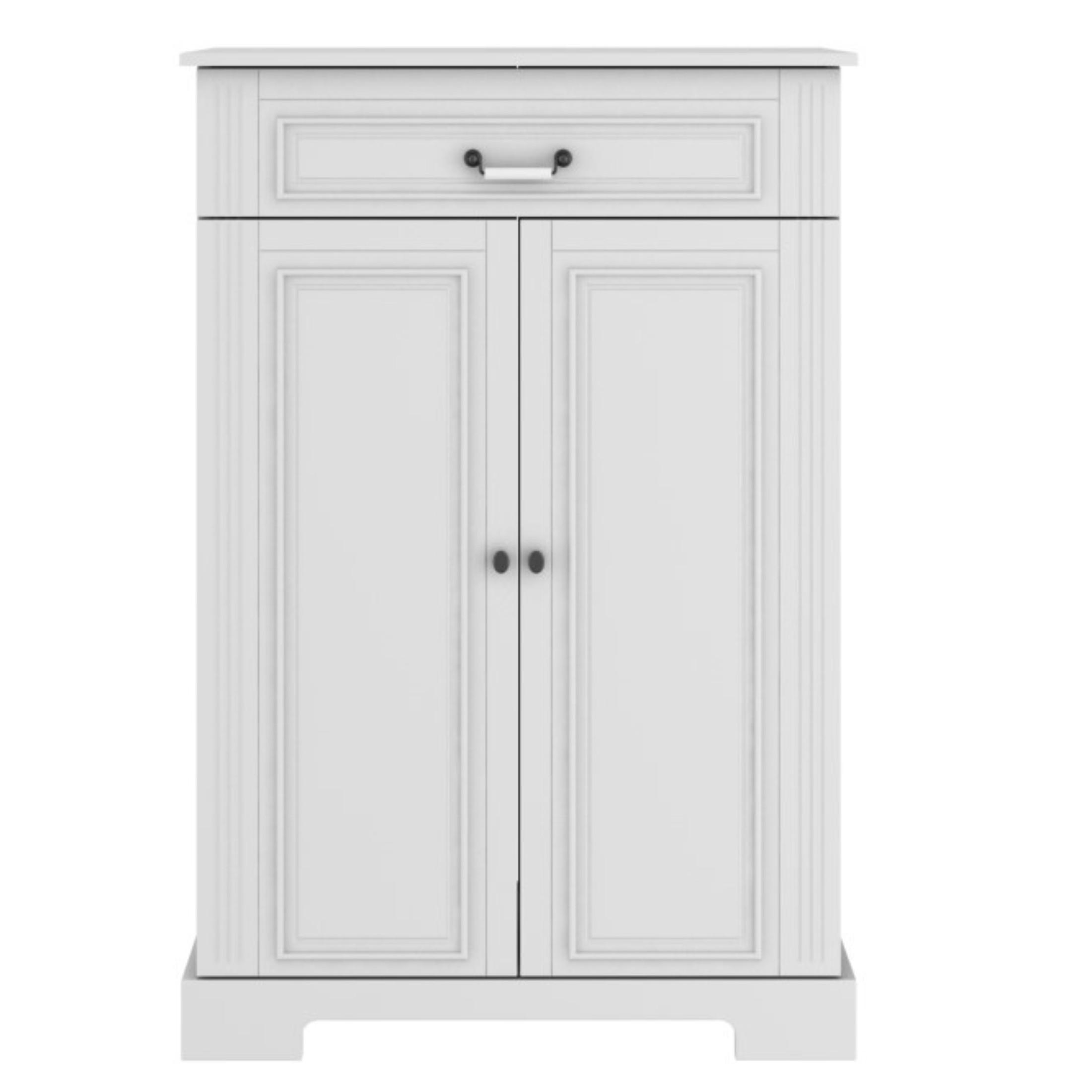 KINDERKOMMODE Ines – rustikale Eleganz und Funktionalität Weiß - Weiß, Holzwerkstoff (84/125/44cm) - RAUMHIRSCH FURNITURE