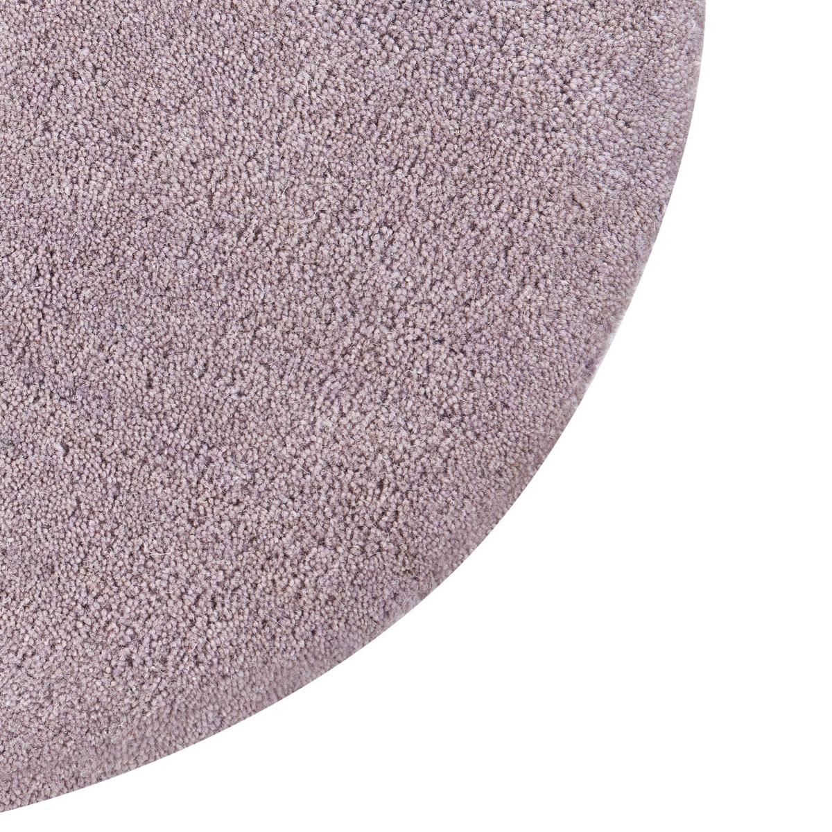 TEPPICH Violett 140 cm Wolle Kokkini - Violett, Textil (140/140cm) - Beliani