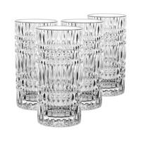LONGDRINKGLÄSER Ethno transparent 420 ml 4er Set - Transparent, Glas (0.42L) - Nachtmann