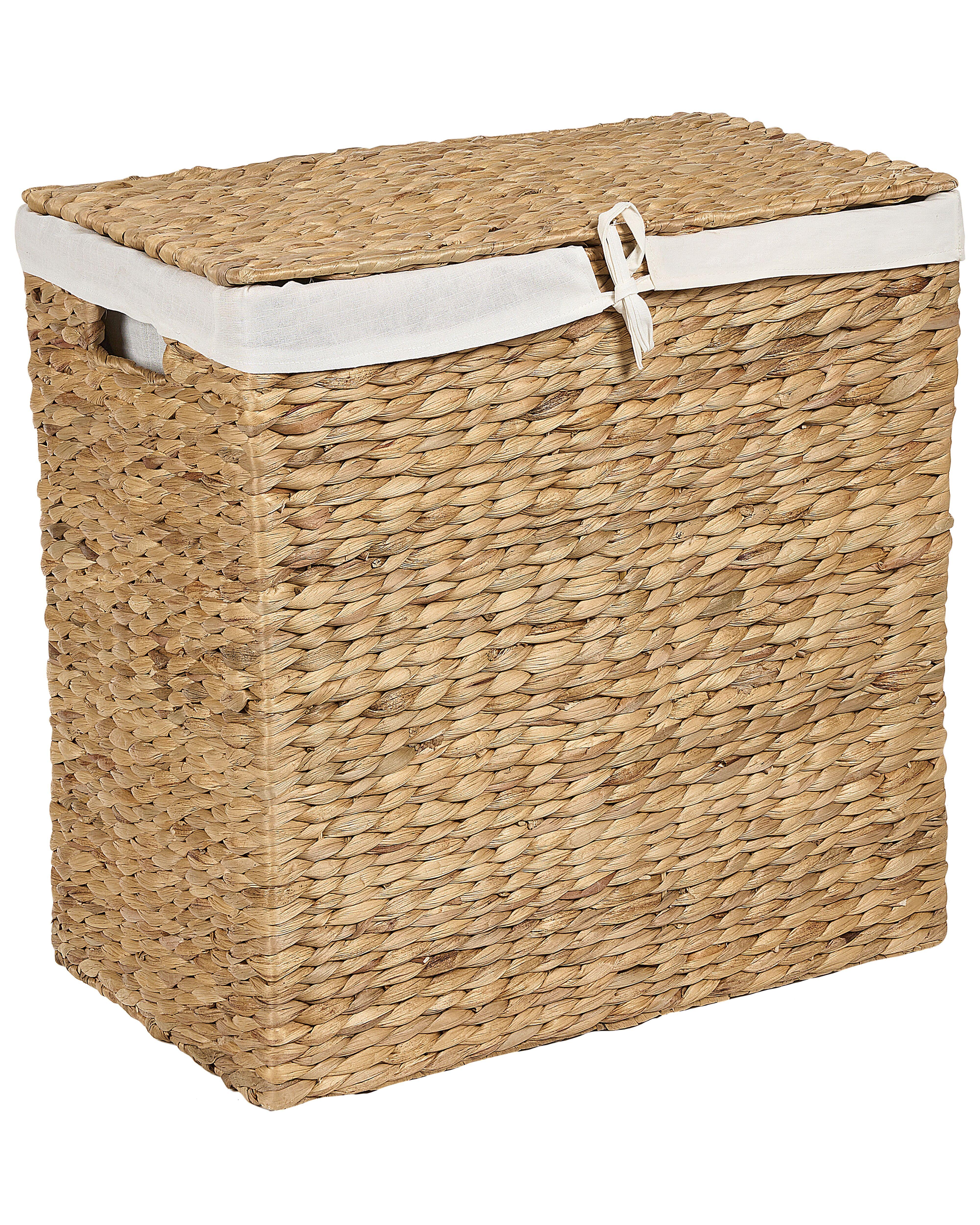 KORB Natürlich Langson - Beige/Naturfarben, Naturmaterialien (30/50/50cm) - Beliani