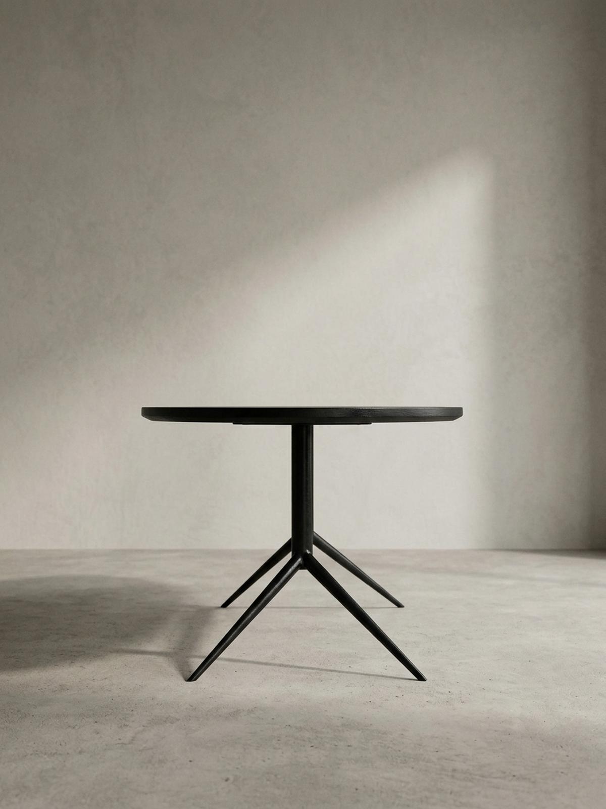 COUCHTISCH Oval in Schwarz aus Mango Massivholz und Metall, 90x50x35 cm mit natürlicher Holzmaserung - Schwarz, Holz/Metall (50/90/35cm) - KADIMA DESIGN