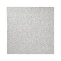 TEPPICH Hellgrau 160/160 cm Gannett - Hellgrau/Grau, Textil (160/160cm) - Beliani