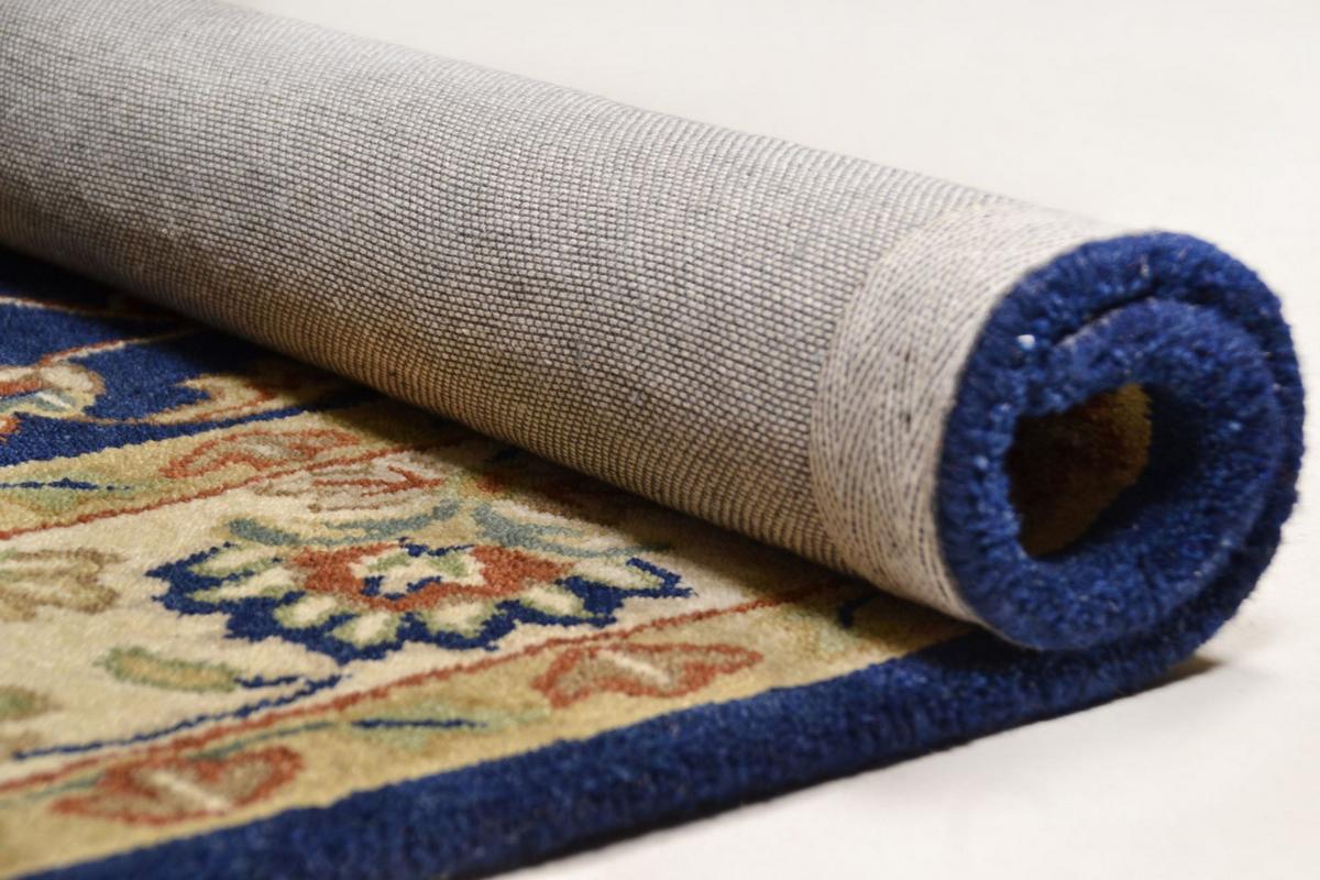HANDTUFTTEPPICH Royal Ziegler 70x140 cm - Blau, Textil (70/140cm) - THEKO