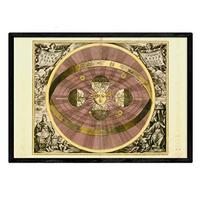 POSTER Astronomie Historische Sternkarte A3 Rahmenlos - Klar, Papier (29.7/5/42cm) - Nacnic