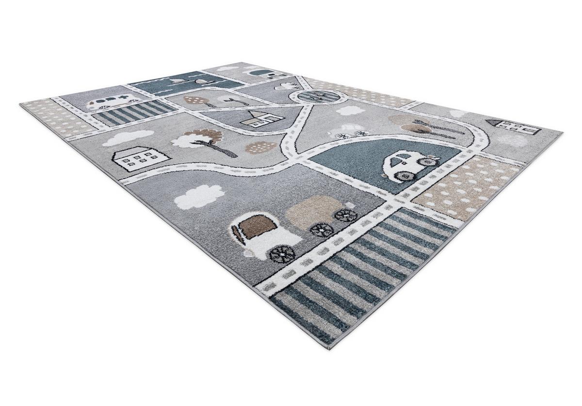 TEPPICH Fun 120/170 cm - Grau, Textil (120/170cm) - rugsX