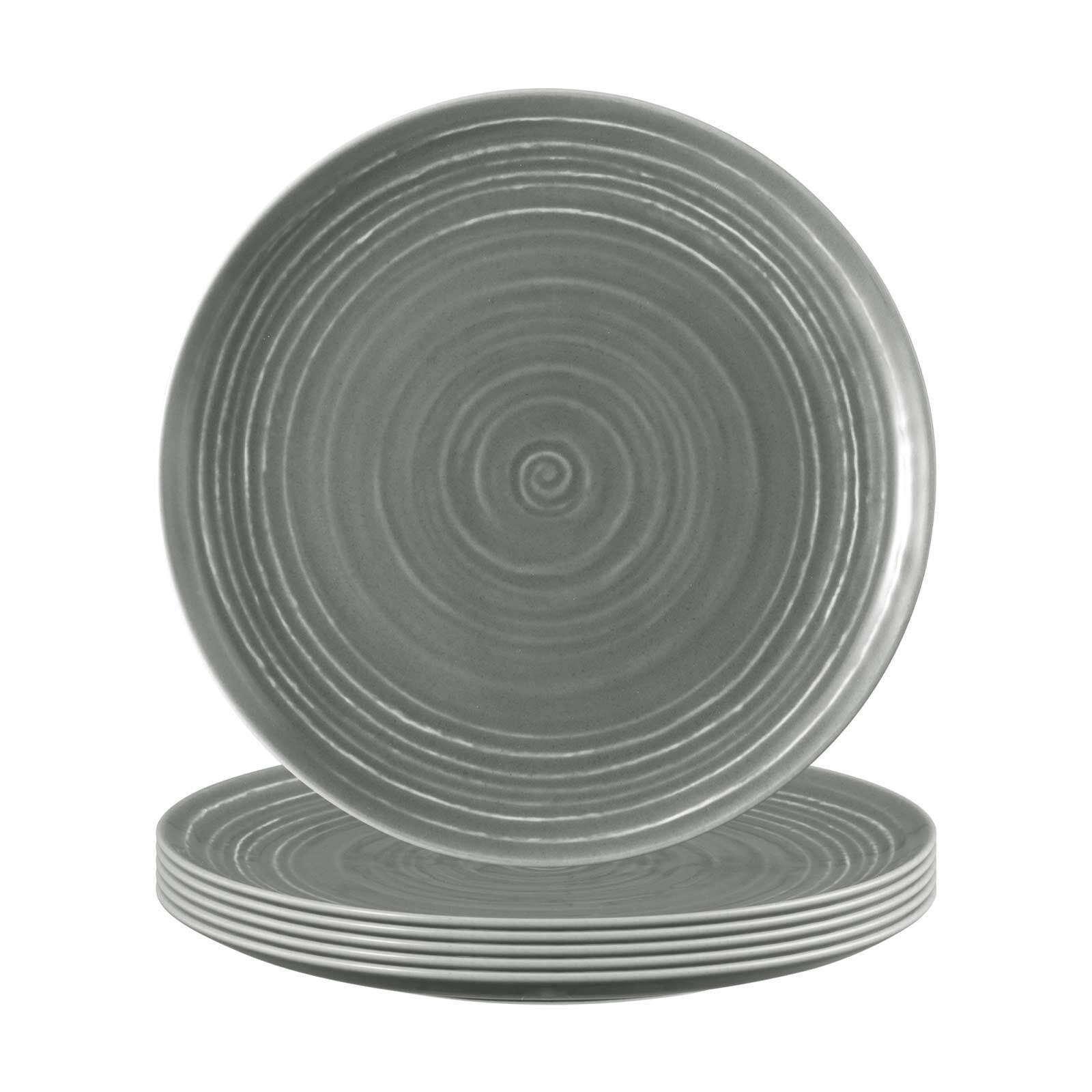 FRÜHSTÜCKSTELLER Terra Perlgrau ø 22,5 cm 6er Set - Grau, Keramik (22.5cm) - Seltmann Weiden