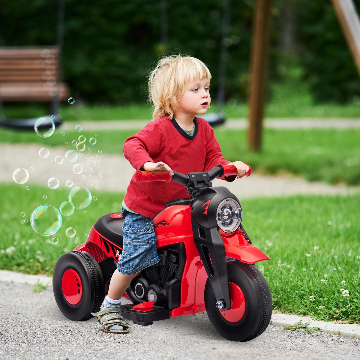 ELEKTROMOTORRAD Kunststoff Metall Rot - Rot, Metall (80/36/43.5cm) - AIYAPLAY