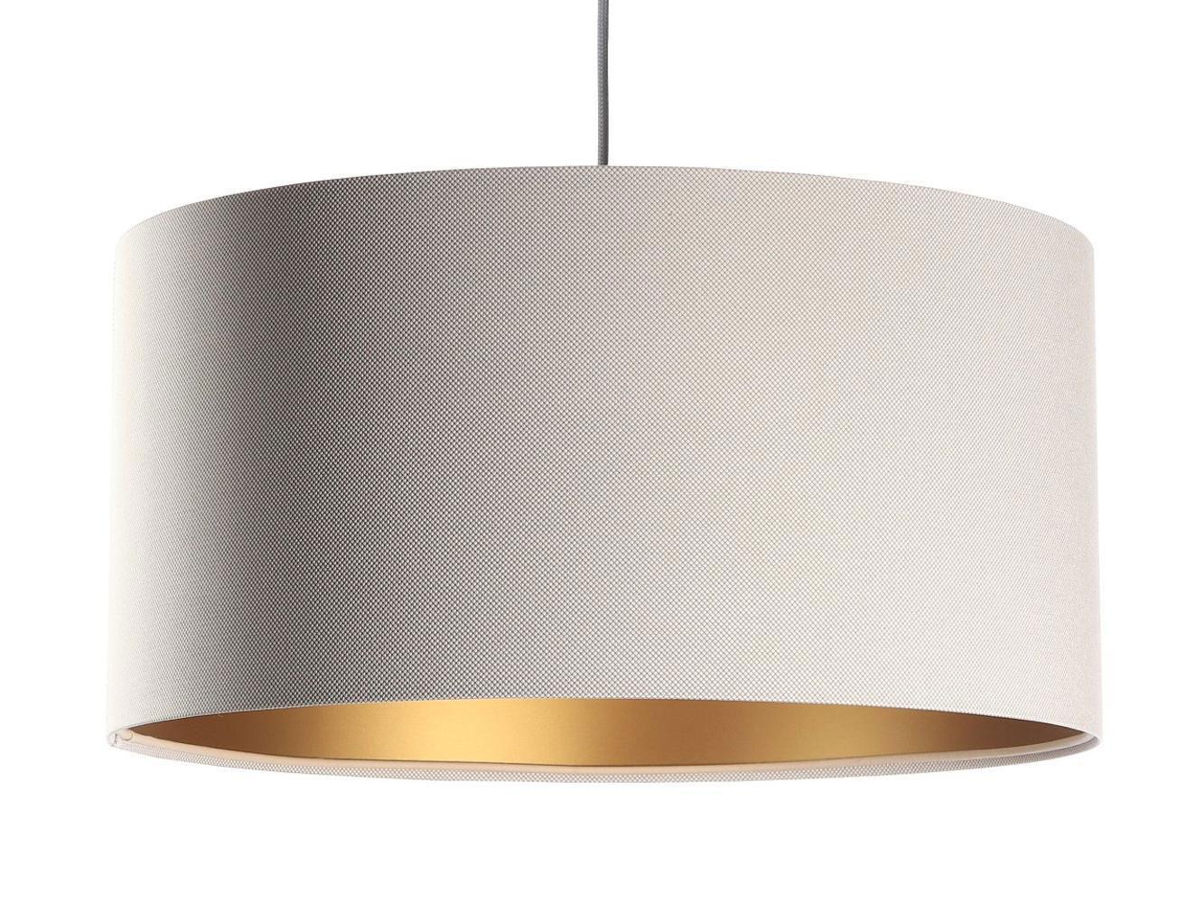HÄNGELEUCHTE Gold 40/20 cm - Beige/Goldfarben, Kunststoff (40/0.4/20cm) - ONZENO