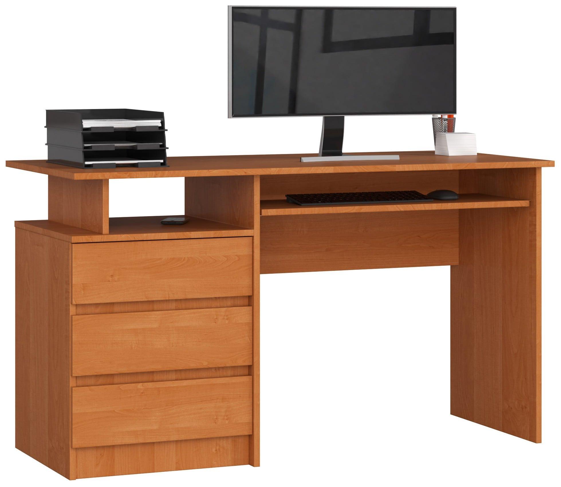 SCHREIBTISCH Erlefarben 77/135/60 - Erlefarben, Holzwerkstoff (120/53/77cm) - RAUMHIRSCH FURNITURE