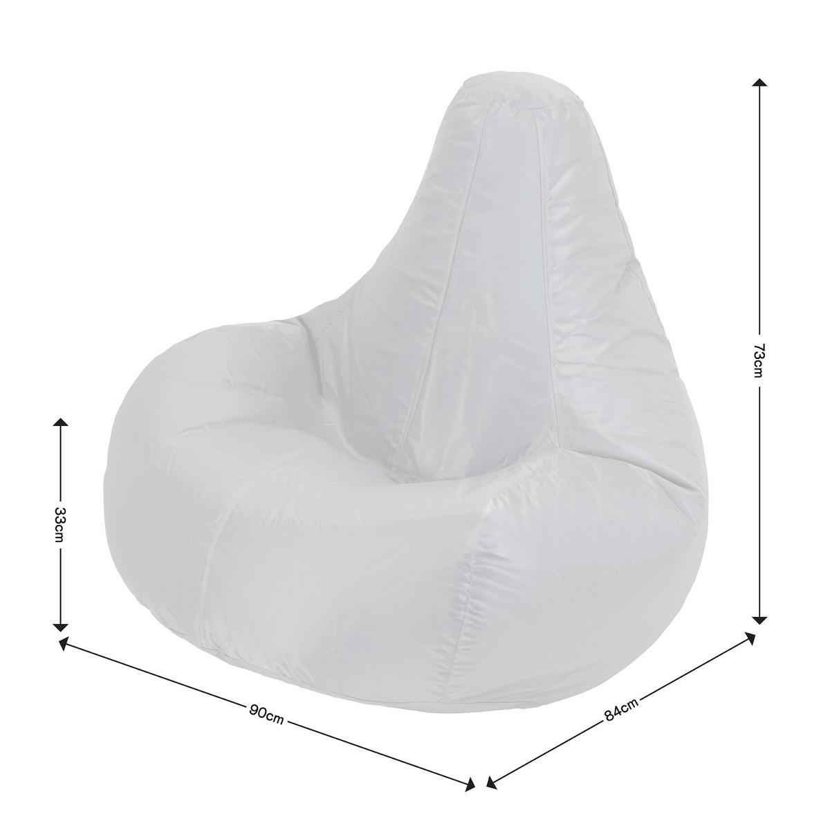 SITZSACK Gaming Stuhl für Indoor und Outdoor - Blau/Dunkelblau, Kunststoff (90/73/84cm) - icon