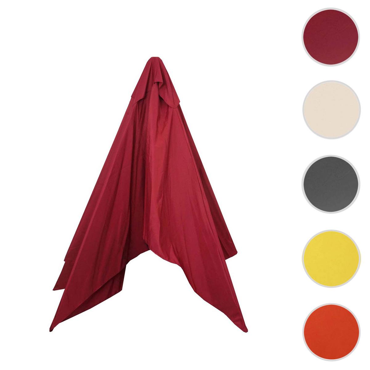ERSATZ-BEZUG FÜR SCHIRM Bordeaux - Bordeaux, Textil (350/350cm) - MCW