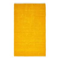 HANDWEBTEPPICH Chenille 110/170 cm - Currygelb, Textil (110/170cm) - Homescapes