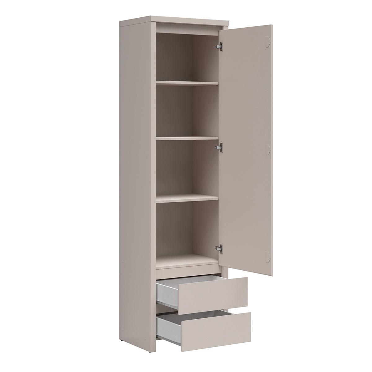 KLEIDERSCHRANK 1 Tür Soren Kaschmir - Kaschmir, Holzwerkstoff (56/200.5/40.5cm) - Petits-meubles