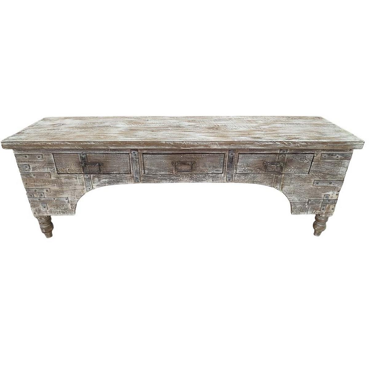 TV-LOWBOARD aus Holz, 175x45x57cm - Braun, Holz (175/57/45cm) - Wanderlust
