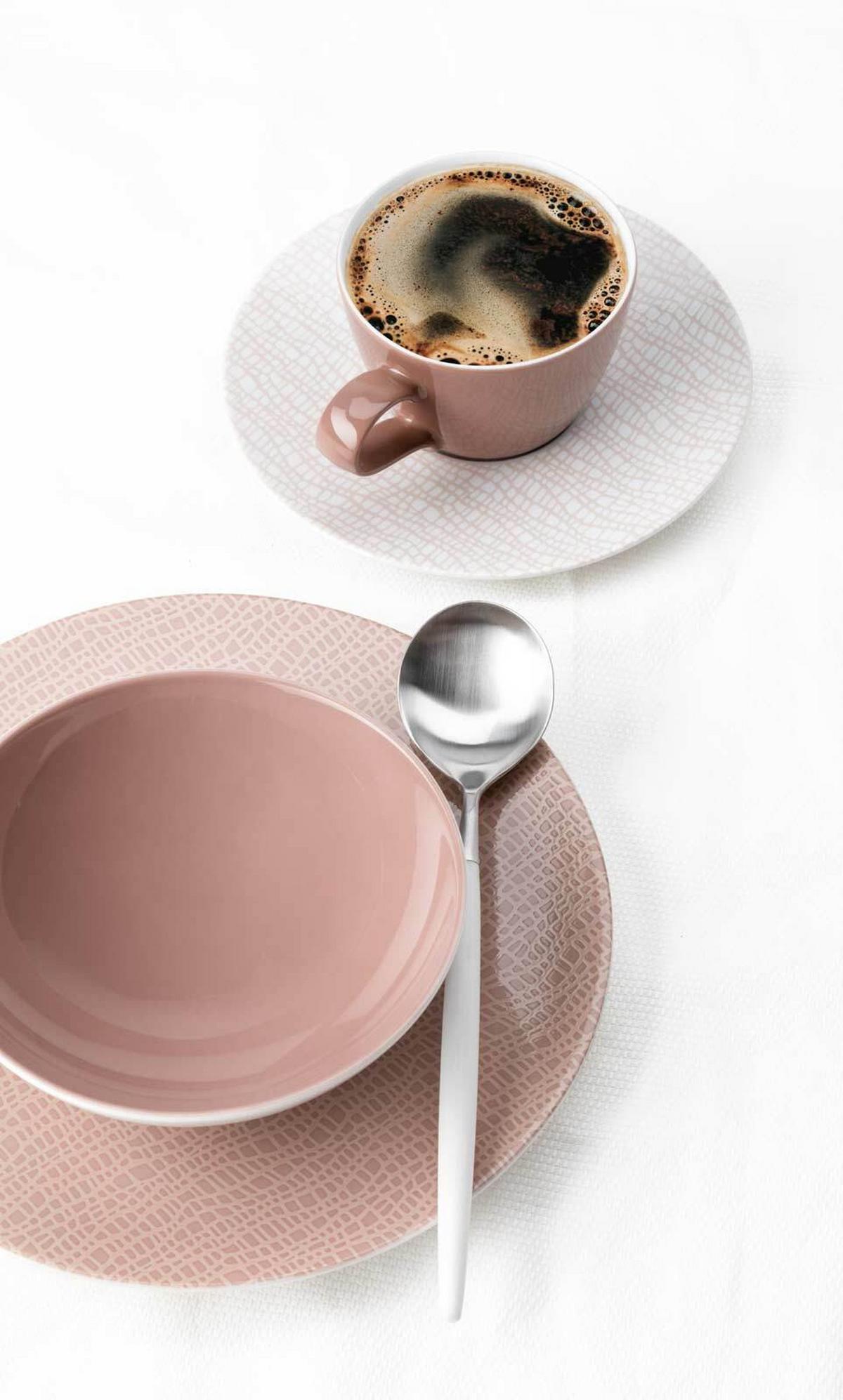 BASIC-SET Life Fashion Posh Rose 6-tlg. - Rosa, Keramik (2/2/2cm) - Seltmann Weiden
