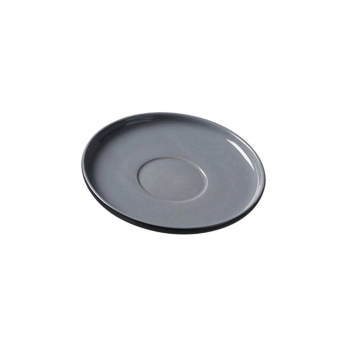 KAFFEETASSEN MIT UNTERTASSEN Jasper Schwarz 240 ml 4er Set - Schwarz, Keramik (15/9/15cm) - Ritzenhoff Breker