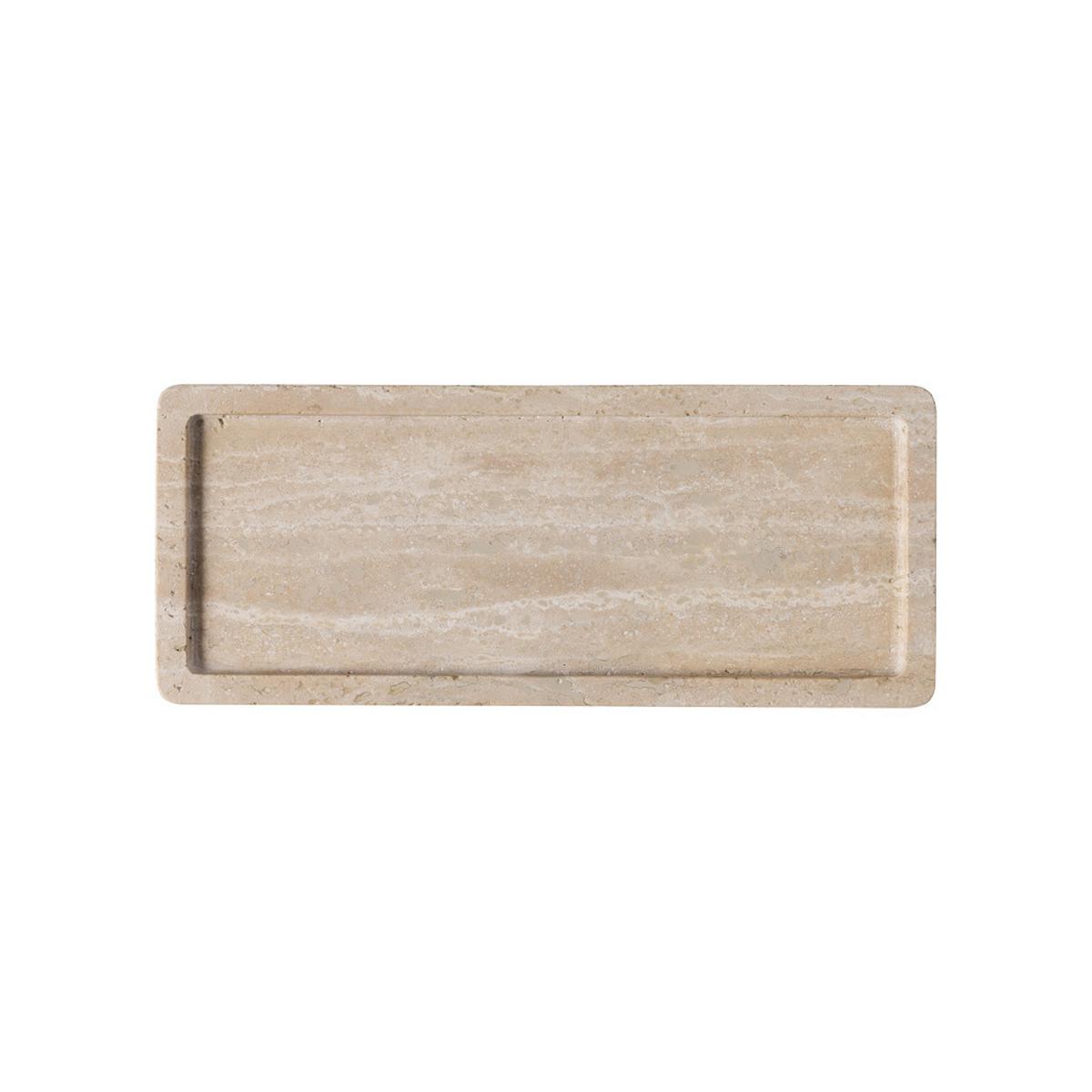 SERVIERPLATTE Manufacture Travertine beige 25,5 x 10,5 cm - Beige, Keramik (10.5/1.5/25.5cm) - Villeroy & Boch