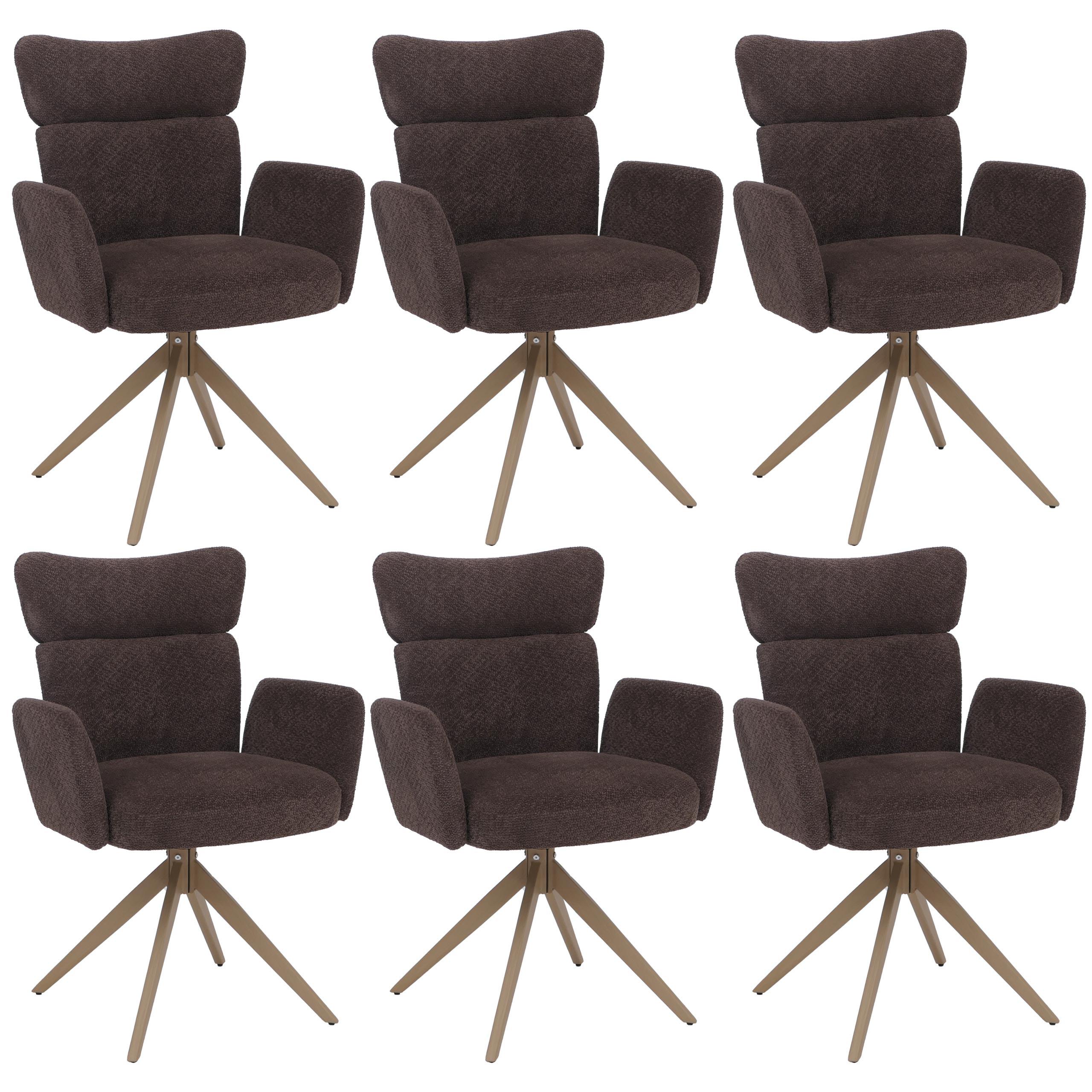 ESSZIMMERSTUHL Dunkelbraun - Dunkelbraun, Textil (63/92/58cm) - MCW