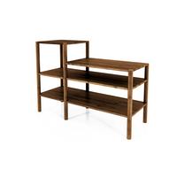 REGAL INA Wildeiche - Alteiche, Holz (115/86/46cm) - byoak
