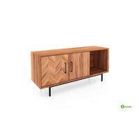 KOMMODE BREIT LEON Kernbuche - Kernbuche, Holz (144/65/45cm) - byoak