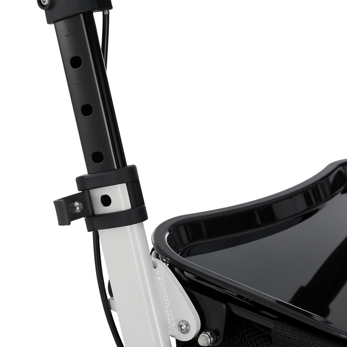 WOHNUNGSROLLATOR Aktiv weiß mit Transporttasche - Weiß, Metall (66/90/56cm) - Juskys