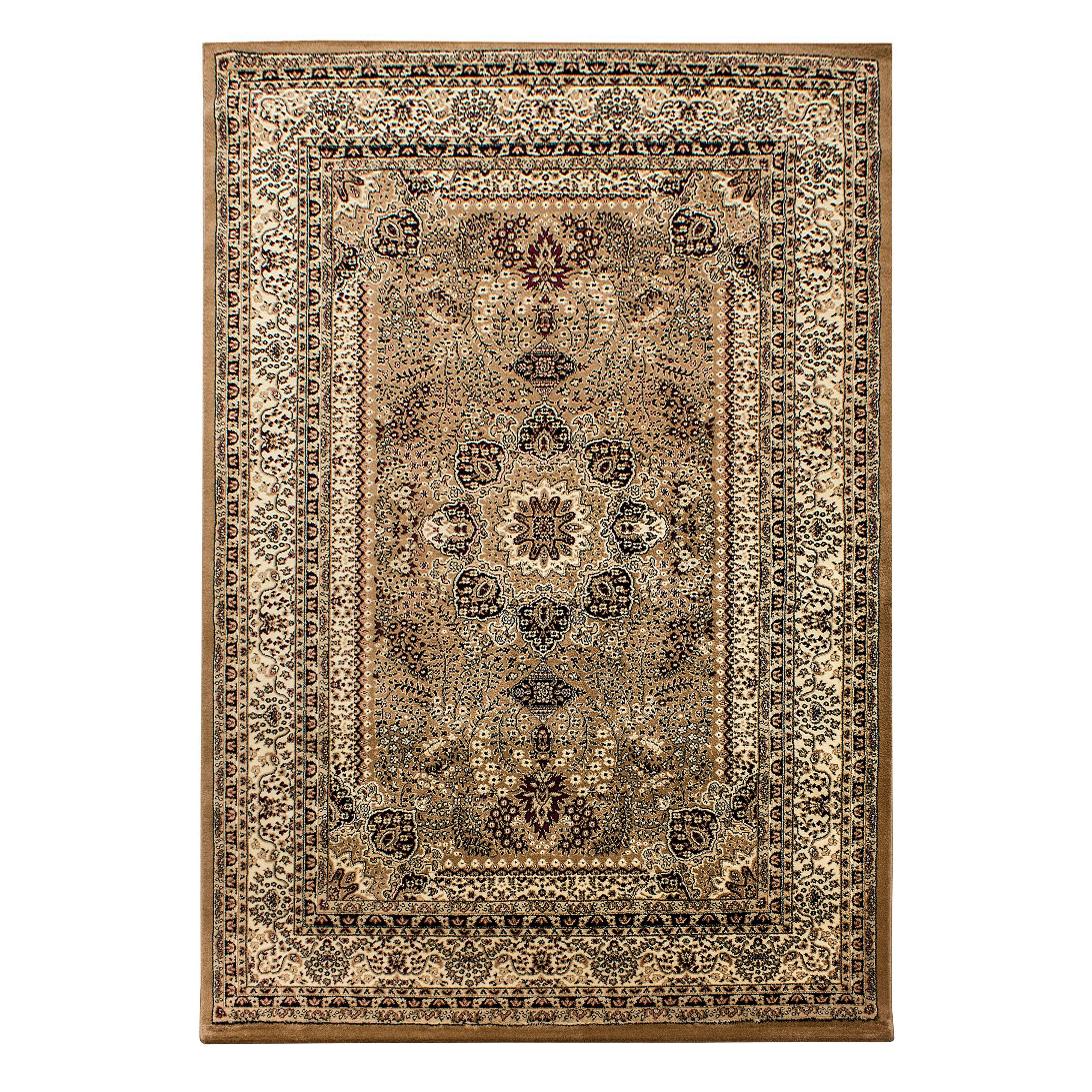 TEPPICH Kurzflor TANNHEIM in Beige, orientalisch, 120 x 170 cm - Beige, Textil (170/120cm) - KADIMA DESIGN