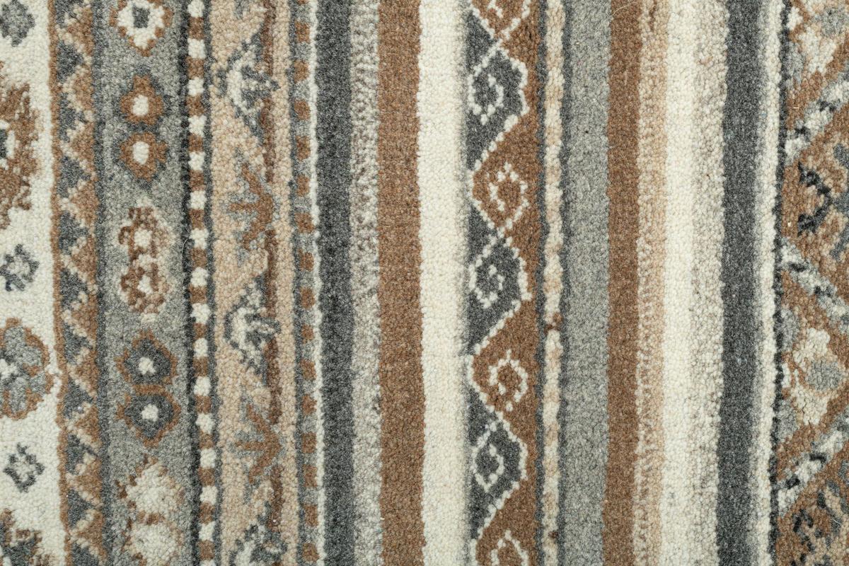WOLLTEPPICH Imperial Schaal 70x140 cm - Naturfarben, Textil (70/140cm) - THEKO