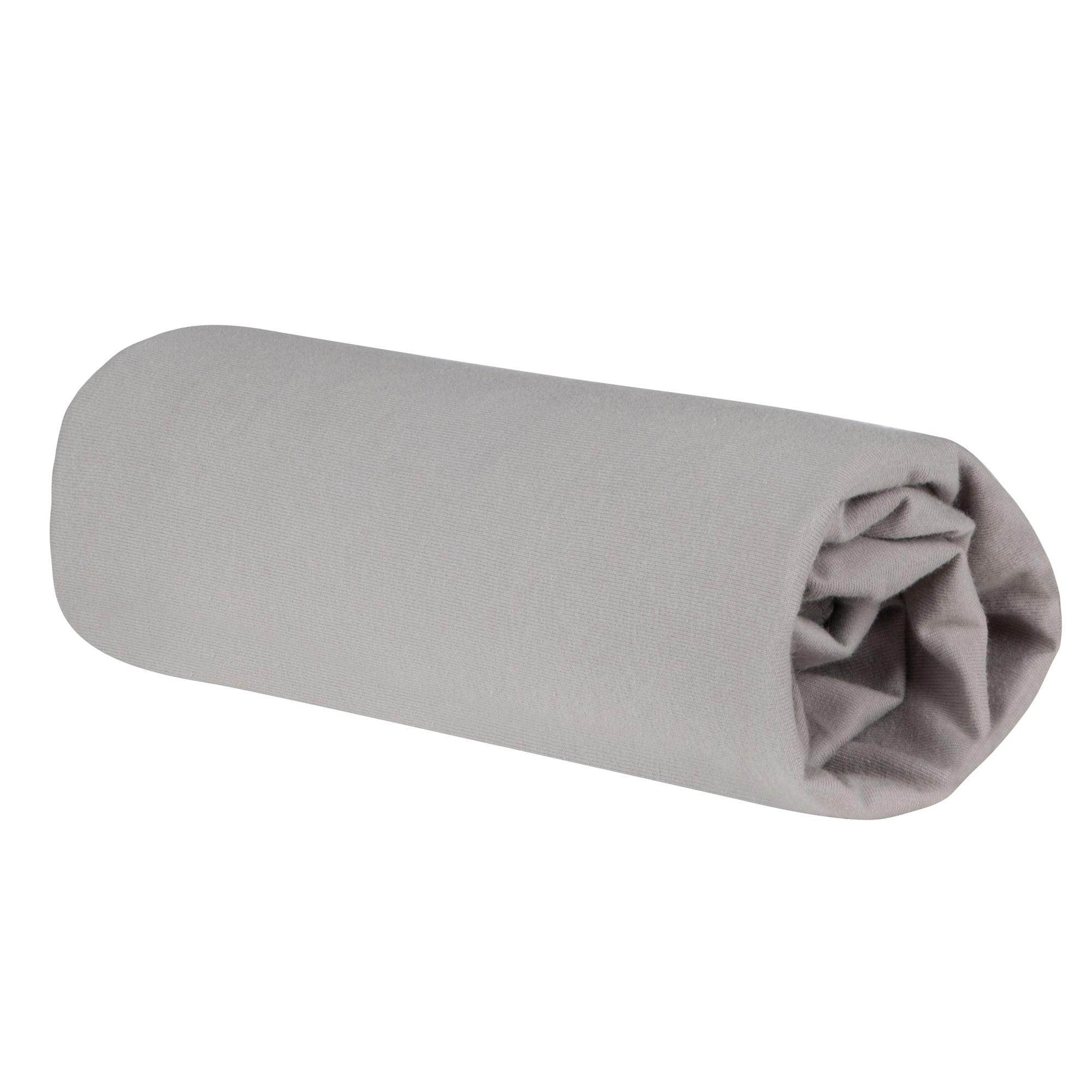 SPANNBETTLAKEN 60 x 120 – 70 x 140 cm - Hellgrau, Textil (70/140cm) - Roba