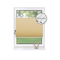 PLISSEE Thermo Basic 100 x 210cm Klemmfix ohne Bohren - Beige, Textil (100/210cm) - Deco-Raum