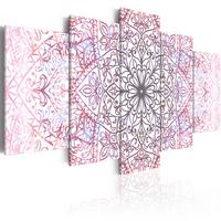 KUNSTDRUCK Rot 200/100 cm - Rot/Lila, Textil (200/100cm) - KUNSTLOFT