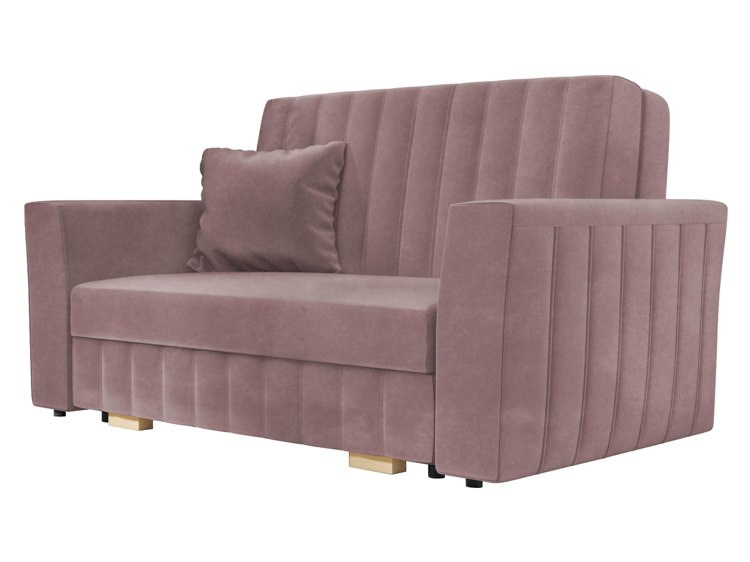 SCHLAFSOFA Viva Glam II - Rosa/Naturfarben, Holz/Kunststoff (145/85/98cm) - MIRJAN24