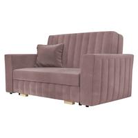 SCHLAFSOFA Viva Glam II - Rosa/Naturfarben, Holz/Kunststoff (145/85/98cm) - MIRJAN24