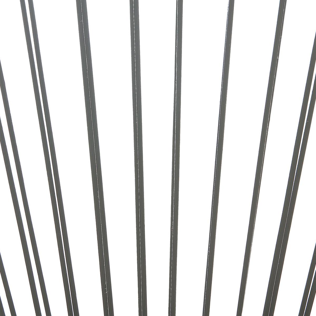 RATTANSTUHL Kunststoff dunkelgrau 70 cm Acapulco II - Schwarz/Grau, Kunststoff (70/87/90cm) - Beliani
