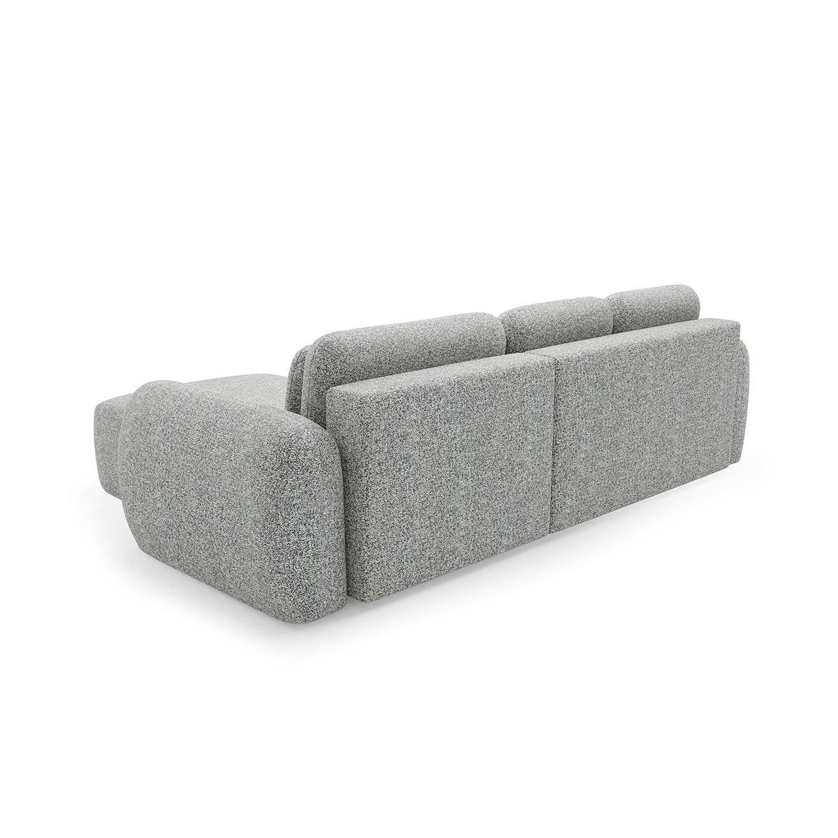 ECKSOFA Carmela 3 Sitzplätze Grau - Grau, Holz (304/190cm) - Petits-meubles