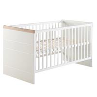 BABYBETT Nele 70 x 140 cm - Weiß, Holzwerkstoff (70/140cm) - Roba