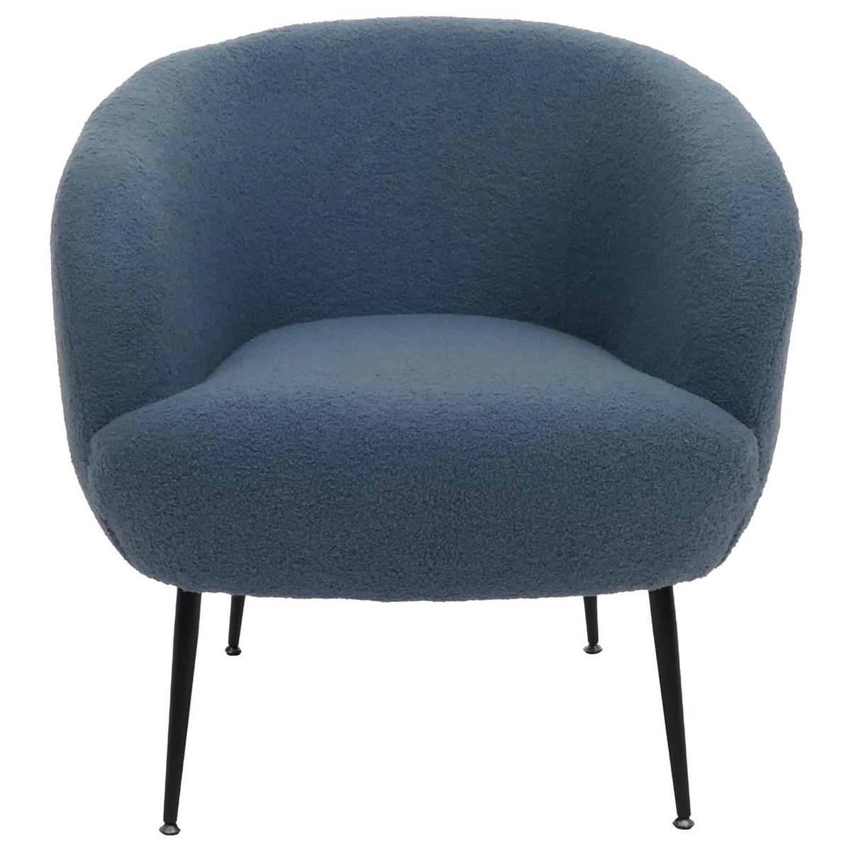 LOUNGE-SESSEL Blau - Blau, Textil (72/73/71cm) - MCW