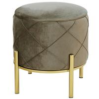 SITZHOCKER mit Stauraum, Polsterhocker Beige 37/40/37 - Beige, Textil (37/40/37cm) - RAUMHIRSCH FURNITURE
