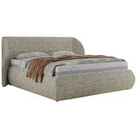 POLSTERBETT CAELA CLASSIC 140/200 - Beige Strukture - Multipocket-Matratze - Beige, Textil (140/200cm) - MKS