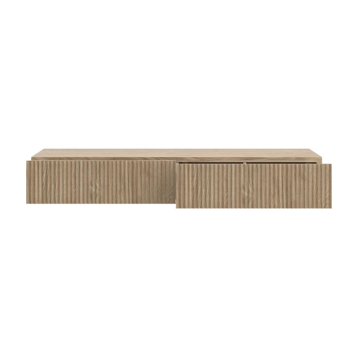 SCHMINKTISCH Nolie Eichenholzoptik 110 cm - Eichefarben, Holzwerkstoff (110/17/40cm) - Selsey