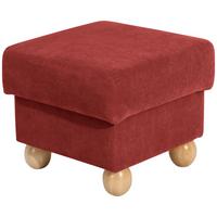 POLSTERHOCKER Kasha Velourstoff terracotta - Terracotta, Kunststoff (54/43/54cm) - 58aufmkessel