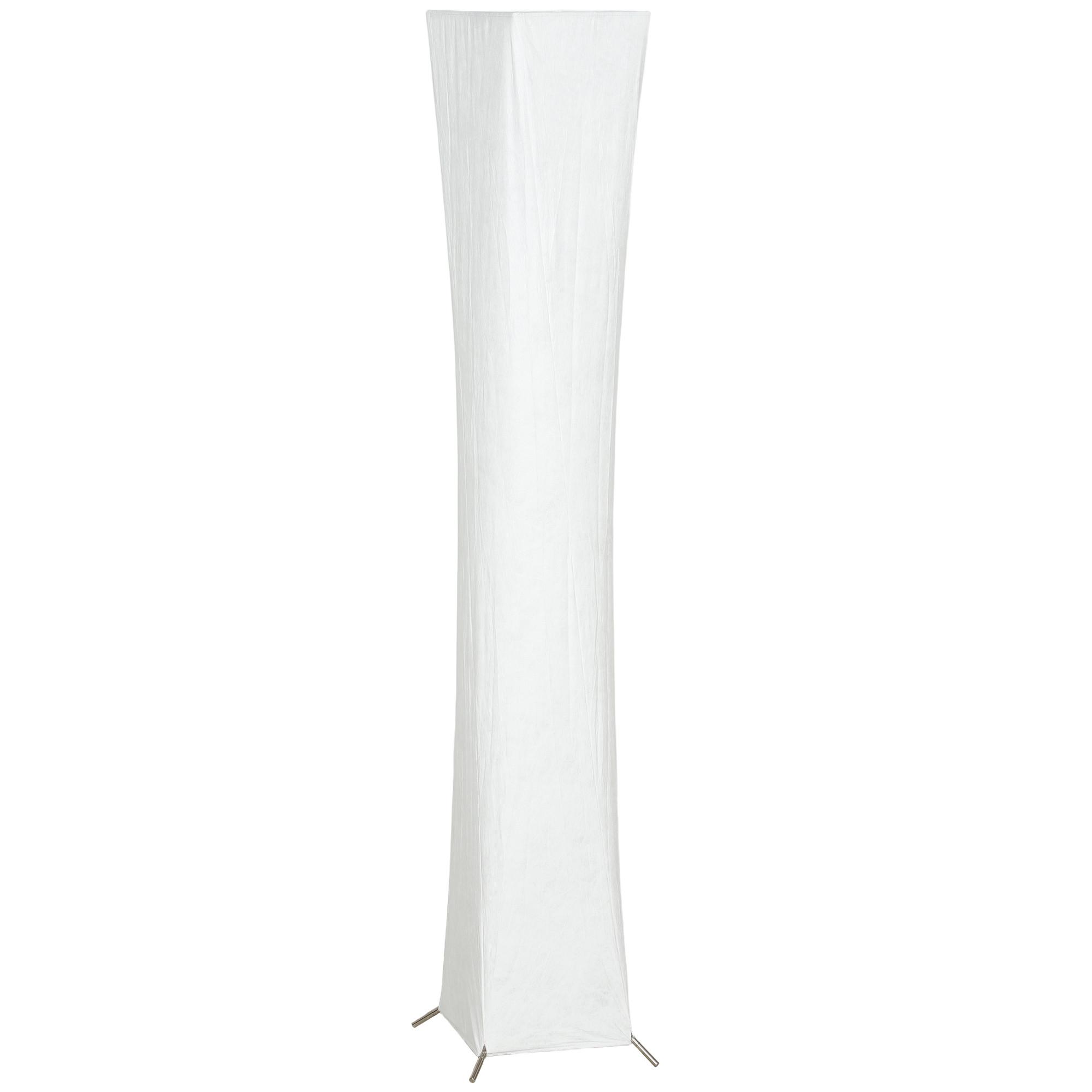 STEHLAMPE Wohnzimmer Dimmbar mit Schirm Warmweiß Lichtfarbe Led - Multicolor, Metall (25/25/129cm) - HOMCOM